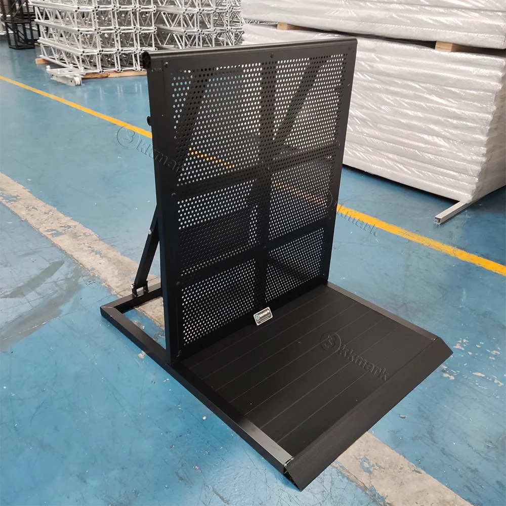 vaylong Black Sliver aluminum crash security defence stage protect folding foldable move barrier for show party event concert