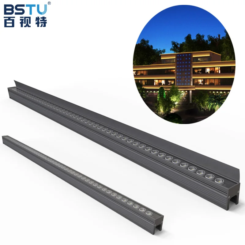 Building decorative lighting exterior LED facade display RGB led digital linear lights