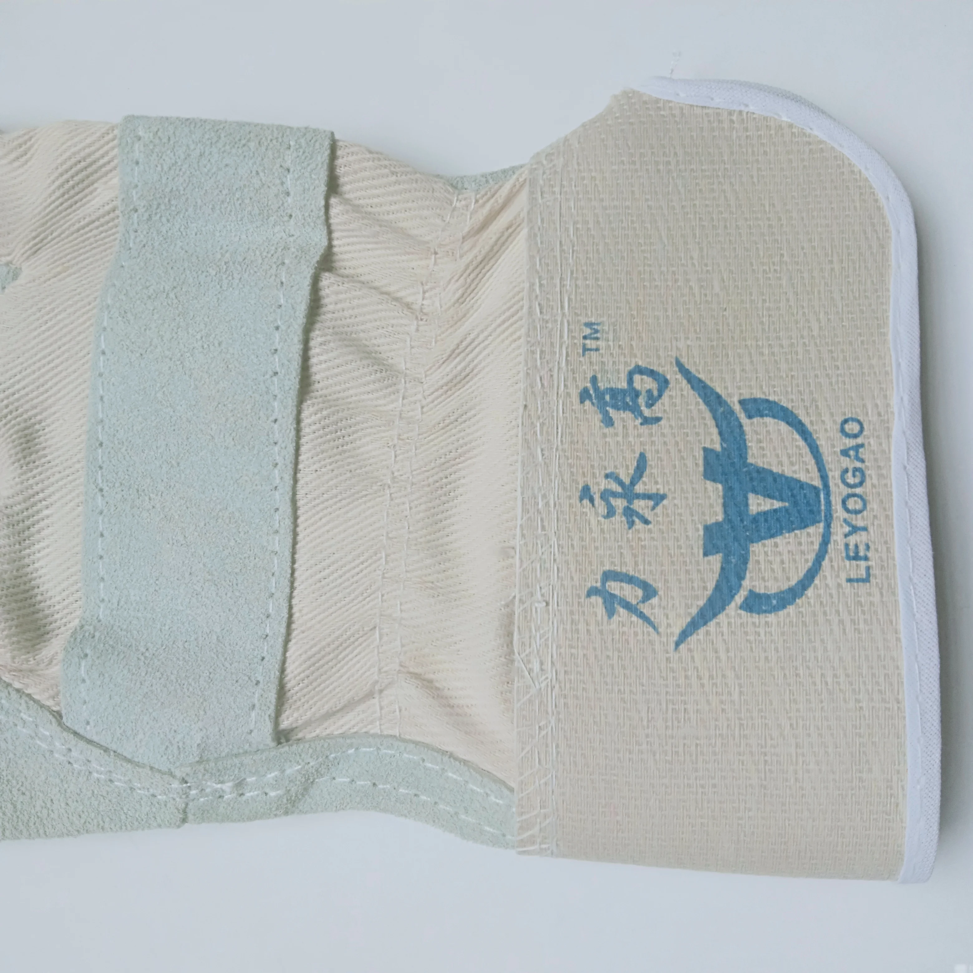 
China OEM gaozhou safety gloves,cow split leather work glove,leather welding gloves 