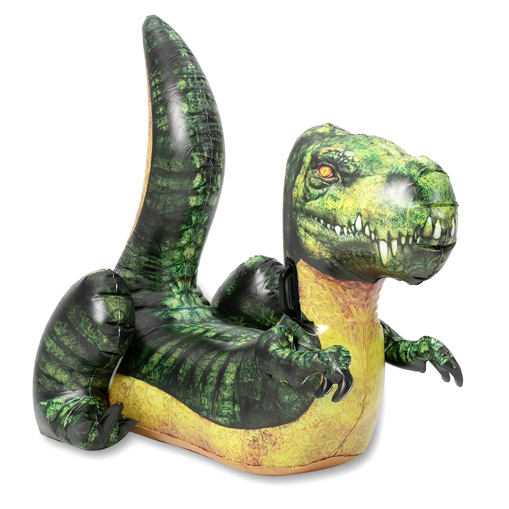 Dinosaur Simulated Animal Kids Water Fun PVC Inflatable Ride-on Pool Float Rider Toy For Swimming Play