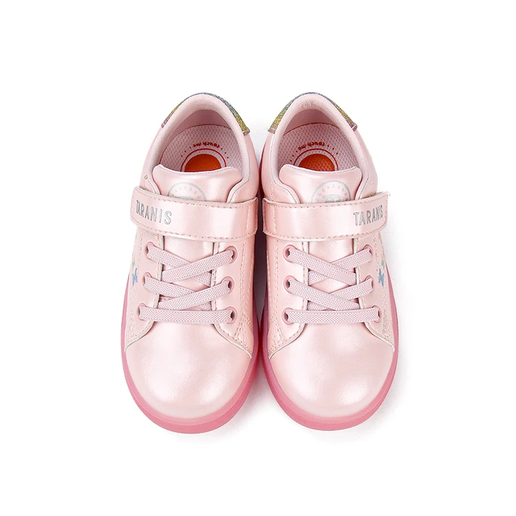 
Taranis spring new soft sole non-slip children board shoes girl pink butterfly transparent jelly sole shoes 