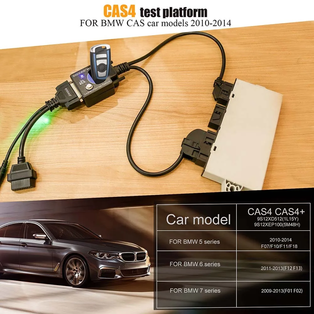 GODIAG Test Platform For CAS4 / CAS4+ Programming  for BMW Work with Xhorse VVDI2/Key Tool Plus Pad Autel IM608 CGDI BMW etc