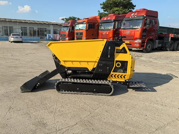 Factory Direct Sales Mini Dumper With Hydraulic Lift  Transporter Crawler Dumper High Quality Mini Dumper