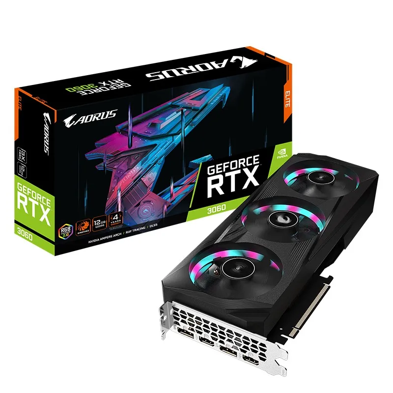 Best Selling Brand New Gigabyte GPU GeForce RTX 3060 Ti 8GB Non LHR GAMING OC Graphics Card