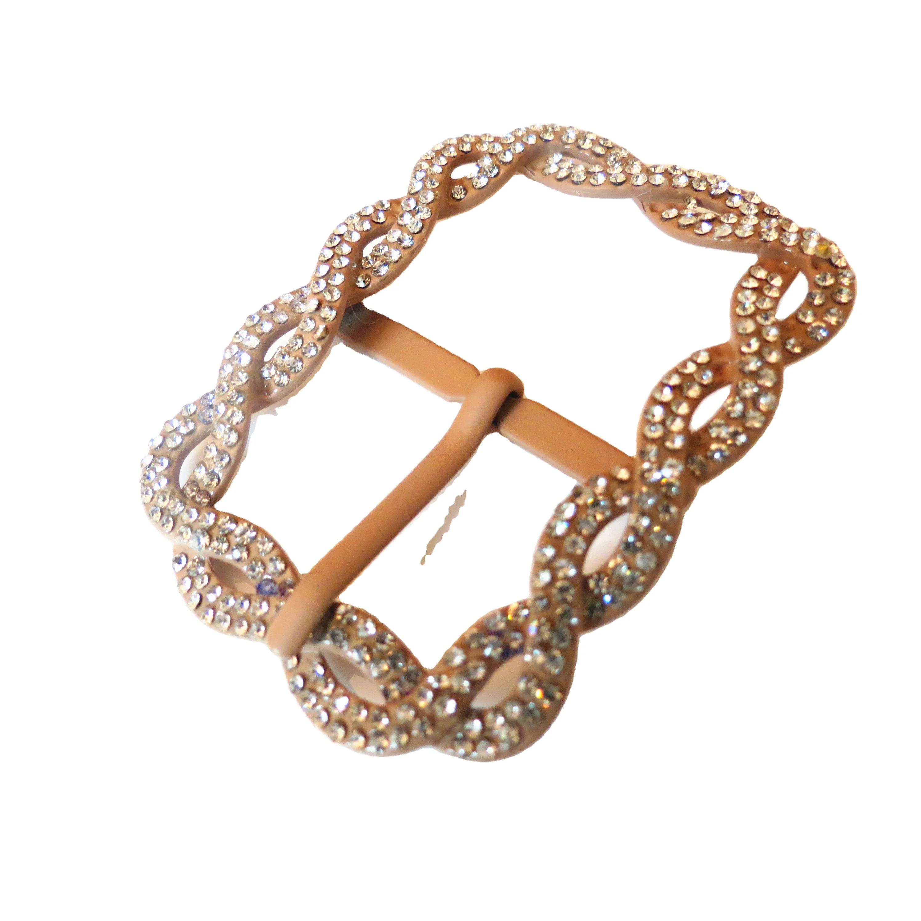 Блестящие Металлические модные пряжки для обуви со стразами и булавкой