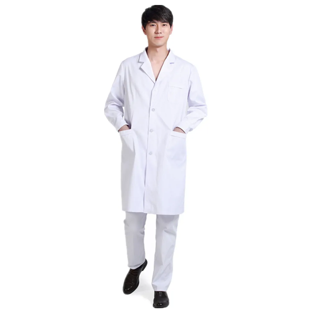 
2021 Customized cotton wholesale white lab coat/Medical Antimicrobial Uniforms/Hospital Scrubs Uniforms Lab Coat For Doctors 