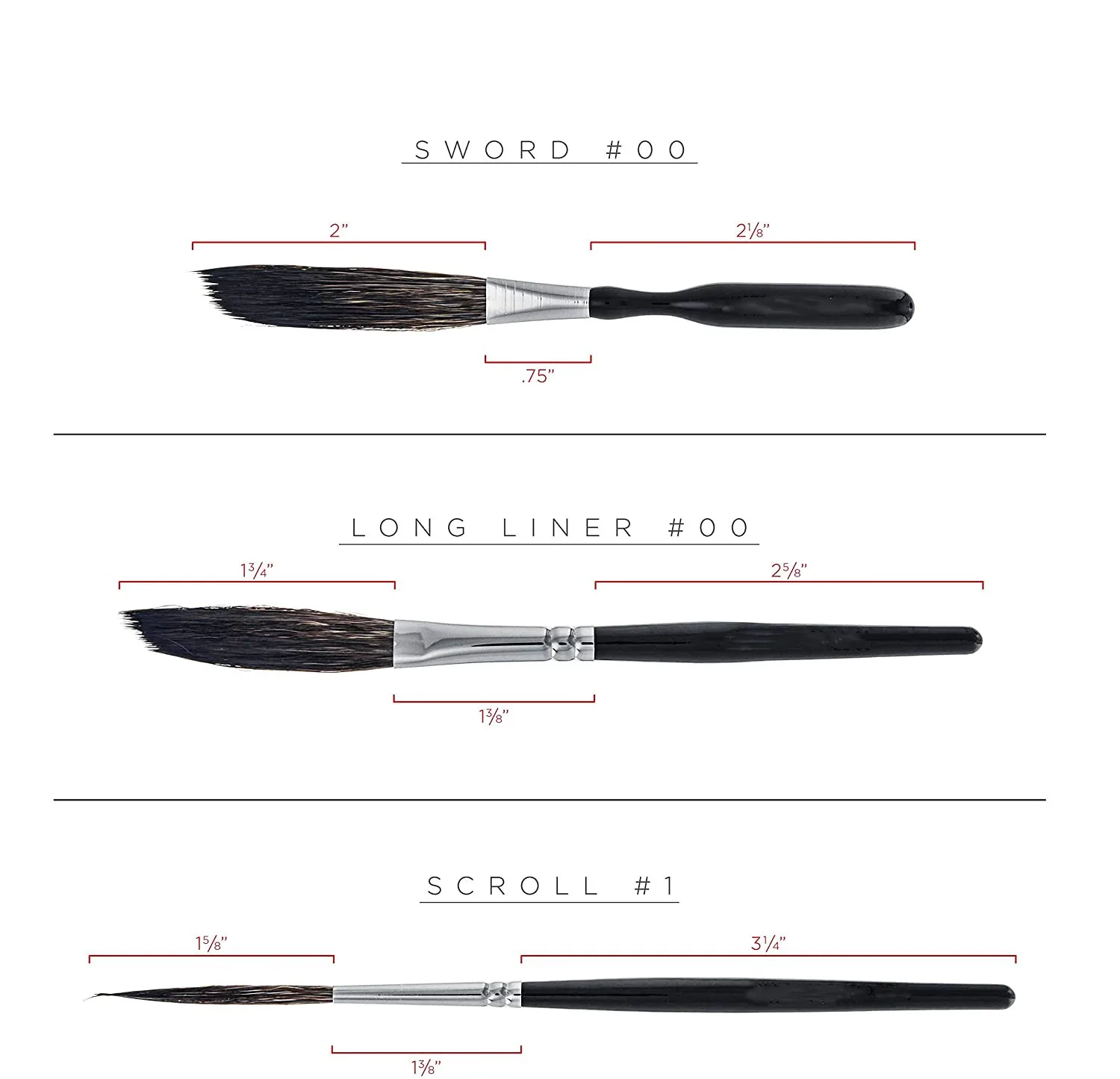 Yihuale высокая производительность прокрутки сценария Pinstriping картины кисти kit pinstriper кисть для рисования зачистки инструменты