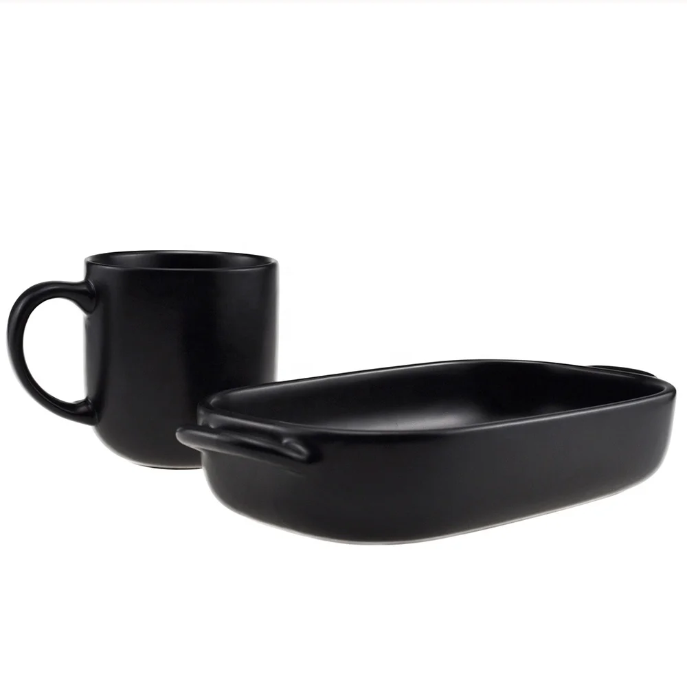 Japanese Dinnerware Set Bowl Roasted Dish Stoneware Dinnerware China