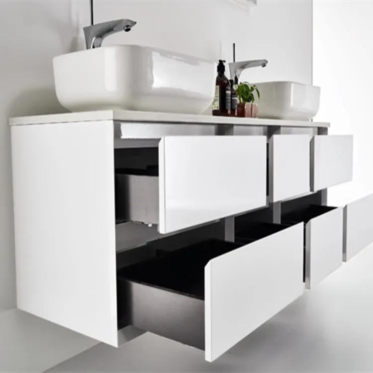 Wholesale Exquisite Design Bathroom Cabinet Bath White New Bathroom Vanity Furniture Cabinet Modern