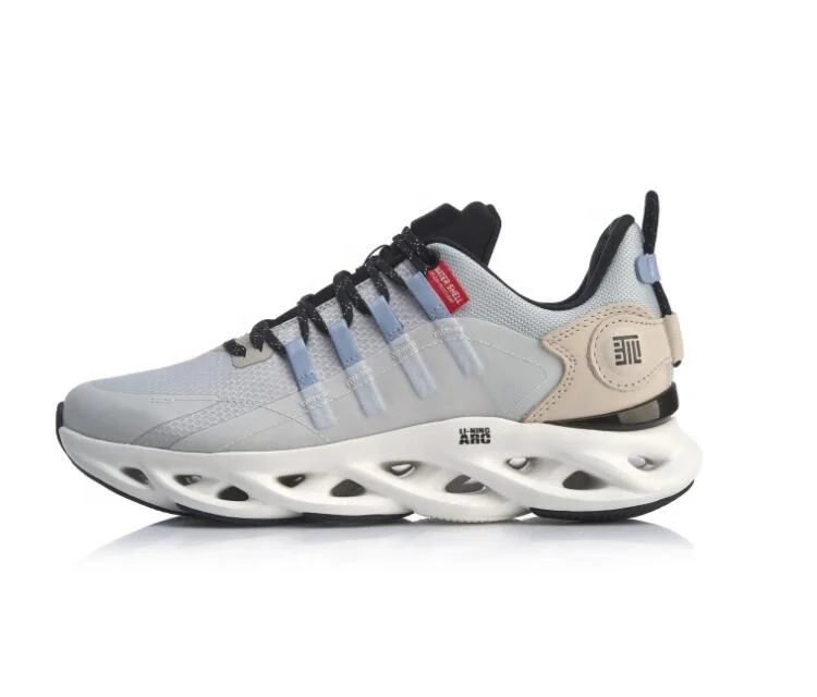 Мужские беговые кроссовки Li-Ning с подушкой LN ARC, носимые водонепроницаемые кроссовки с водоотталкивающей подкладкой, кроссовки для обуви li ning ARHP245