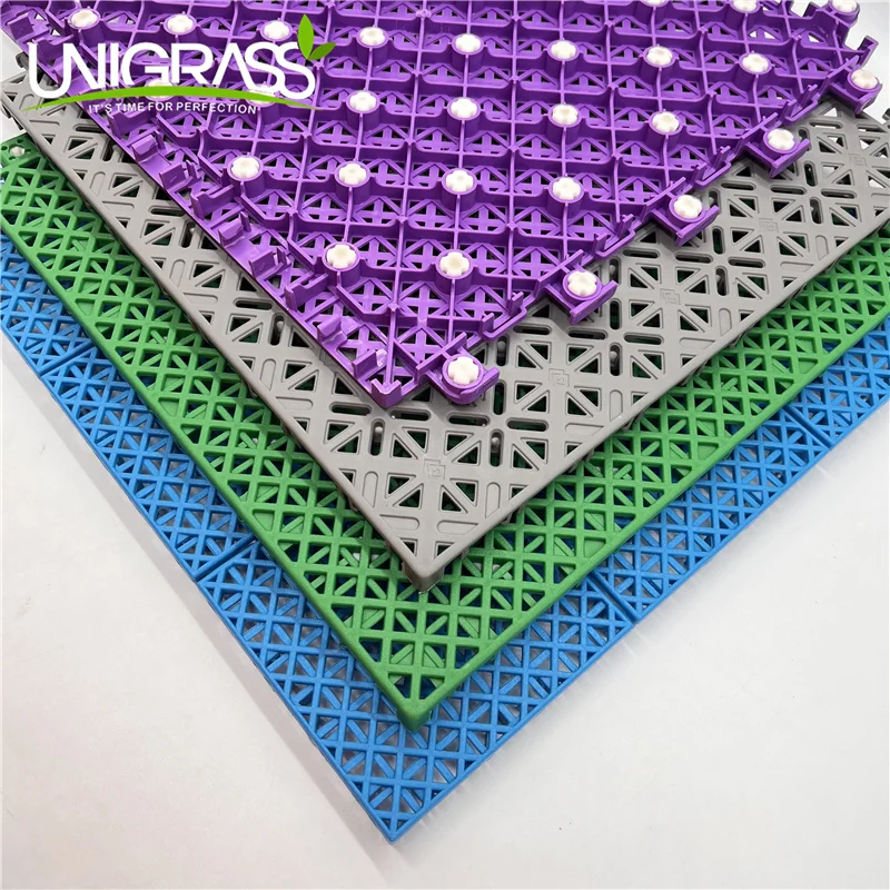 UNI high quality hockey pickle ball court interlocking tiles plastic interlocking court floor