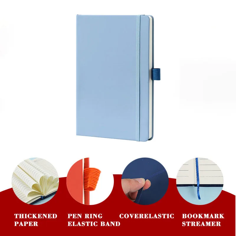 200 Pages 80 Gsm Paper Thick Journaling Notebooks A5 Leather Journals for Writing