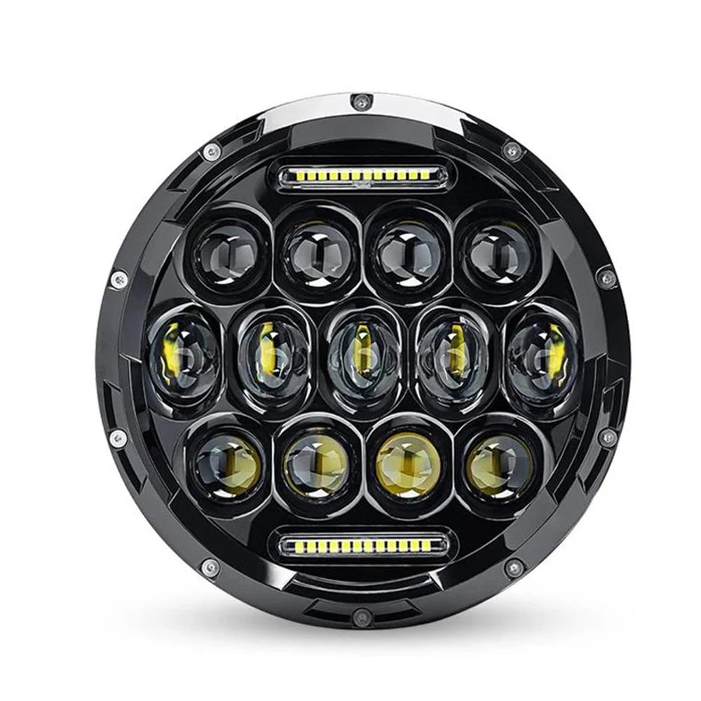 7 inch 75w Led Work Light Car Led Headlamp 12V 24V DC Waterproof Led Headlight Compatible for  Chevrolet Jeep