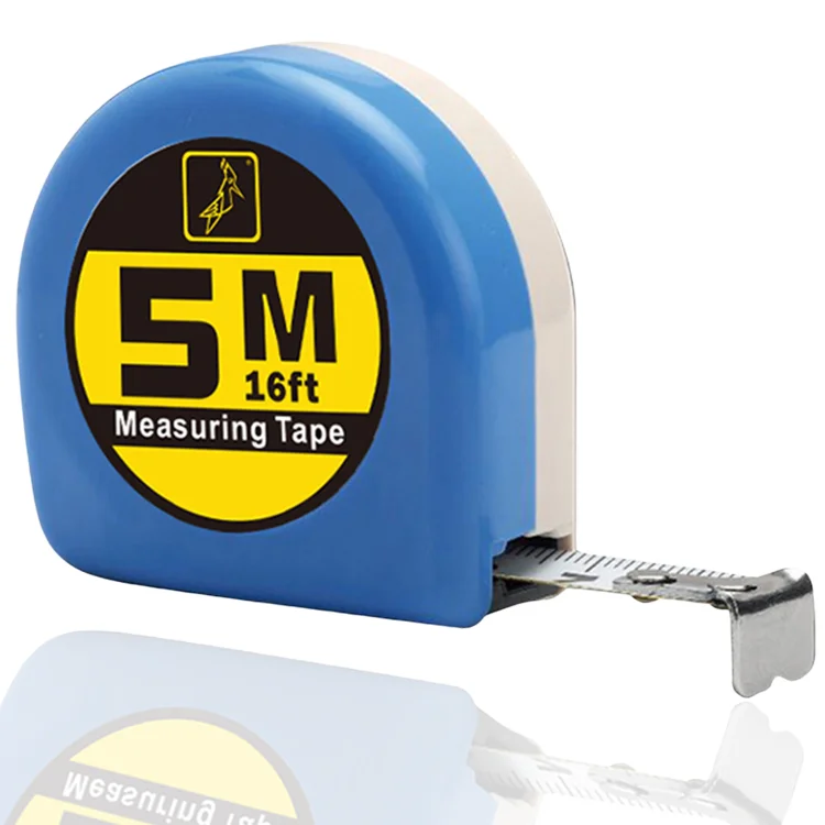 Best Magnetic Self Locking Blue Tape Measure Manufacturers Round Steel Self Tightening Measure Tape Set