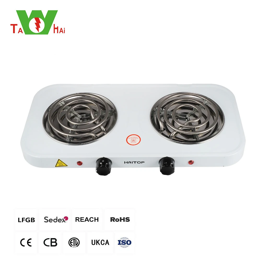 Portable Electric Kitchen Stoves High Quality Double Burner Hotplates Electric Stove Without Gas