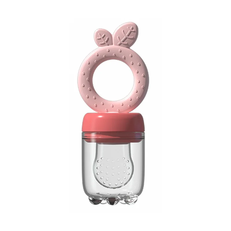 New Style  Infant Fruit Teething Toy Silicone Baby Pacifier Fruit Food Feeder