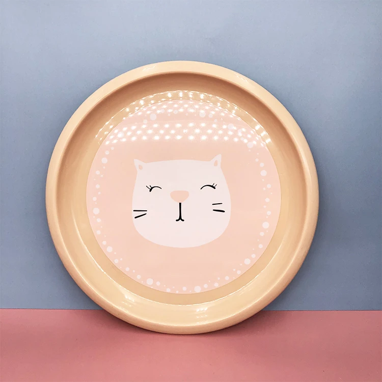 Wholesale Reusable BPA Free Make Your Own Dish Plates Plastic Deep Dish Round Dinner Plates Dinner Plate Manufacturer