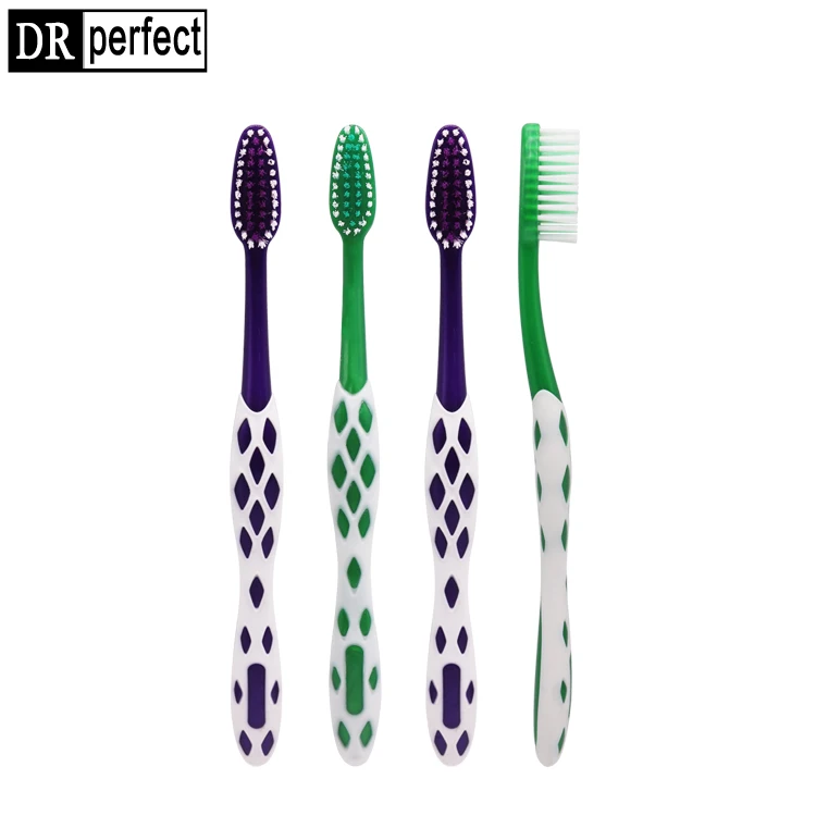 Tooth Brush Plastic Nylon Soft Adult Thin Long Handle Manual Toothbrush