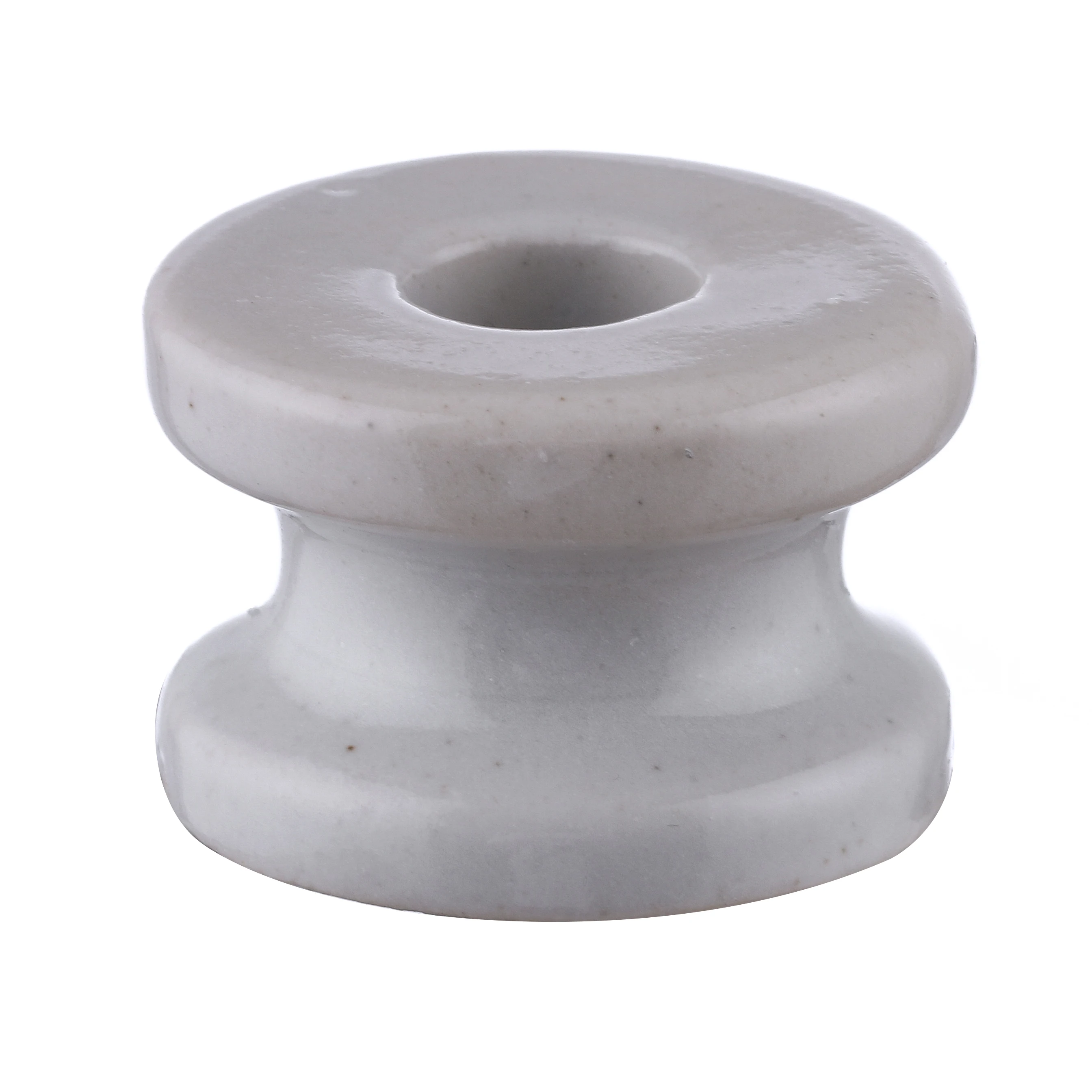 Electric Fencing Small Porcelain Donut Porcelain Bobbin Insulator Plastic Insulator