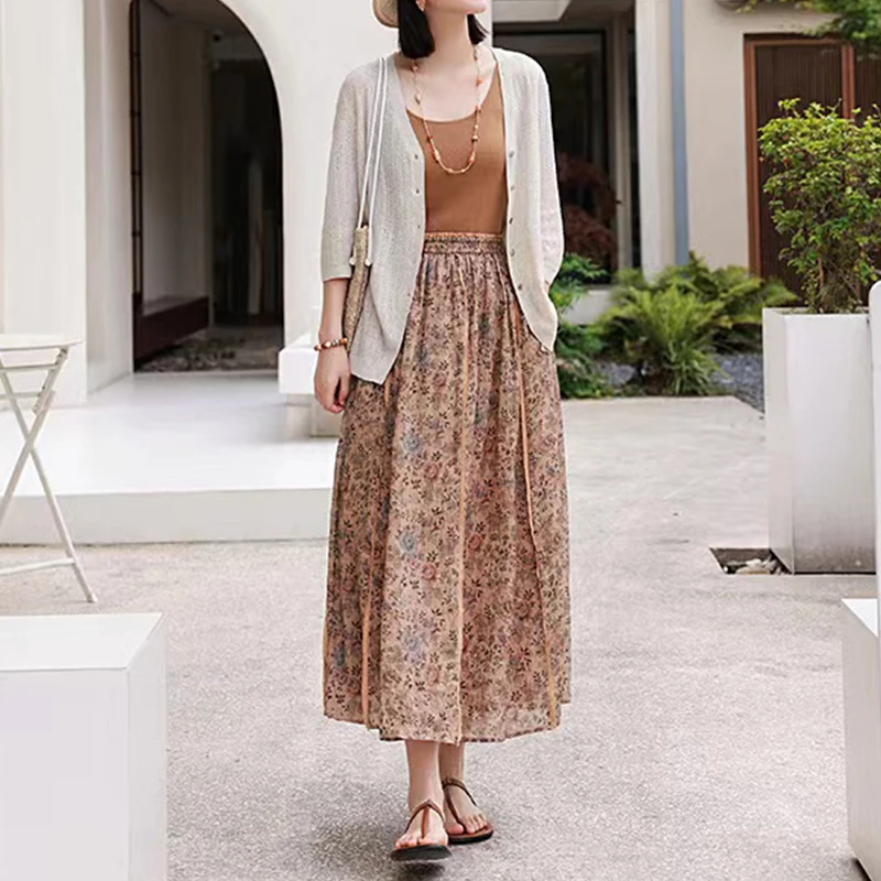 Knitted Sweater Cardigan Soft Elegant V-neck Long Sleeve Wholesale Linen for Women Casual Standard Embossed Embroidered Spring