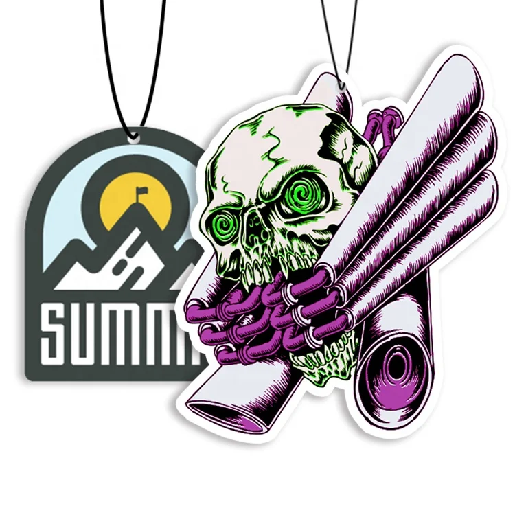 Customized natural air freshener for car name brand air fresheners