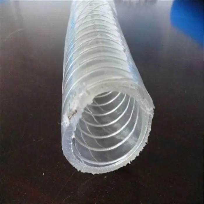 Non Toxic 110Mm Spiral Pipe  PVC Steel Wire Spiral Pipe Hose