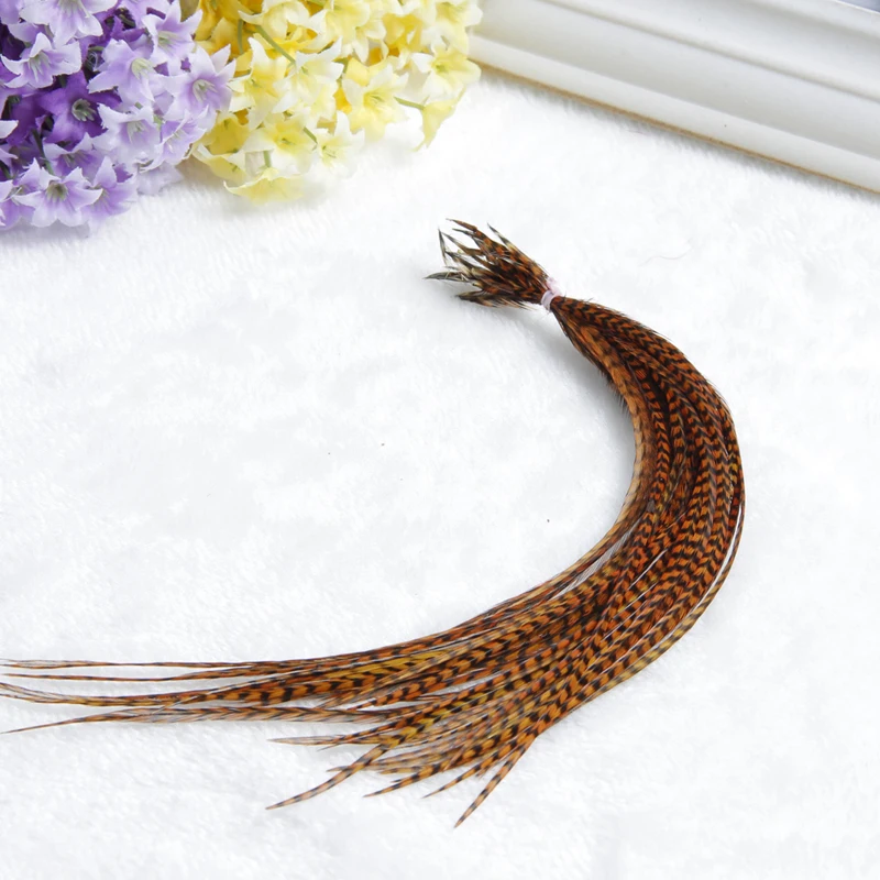 4-12 дюймов, тонкие длинные радужные цвета, 100% натуральные петушиные перья для наращивания волос, распродажа