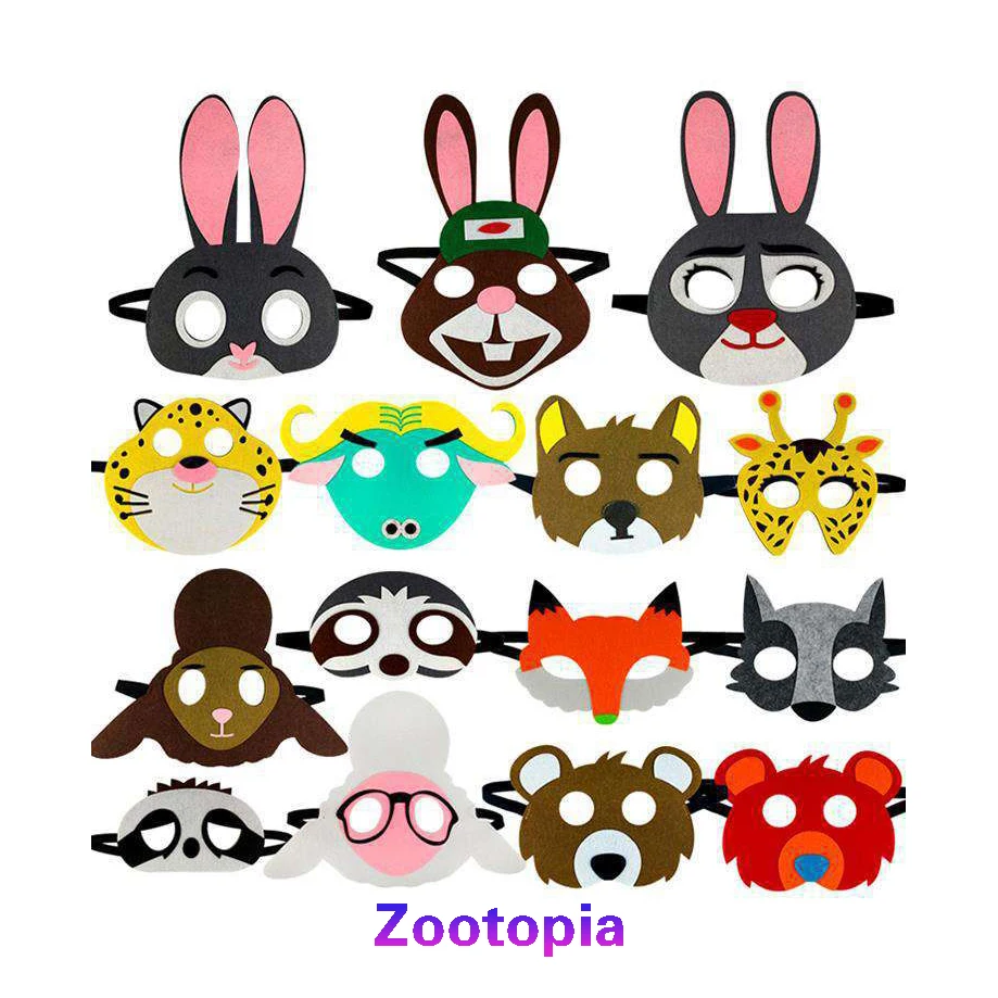 Фетровая маска для маскарада, Вечеринки На Хэллоуин, детская мультяшная маска для глаз с героями мультфильмов, ролевая игра, вечеринка супергероев