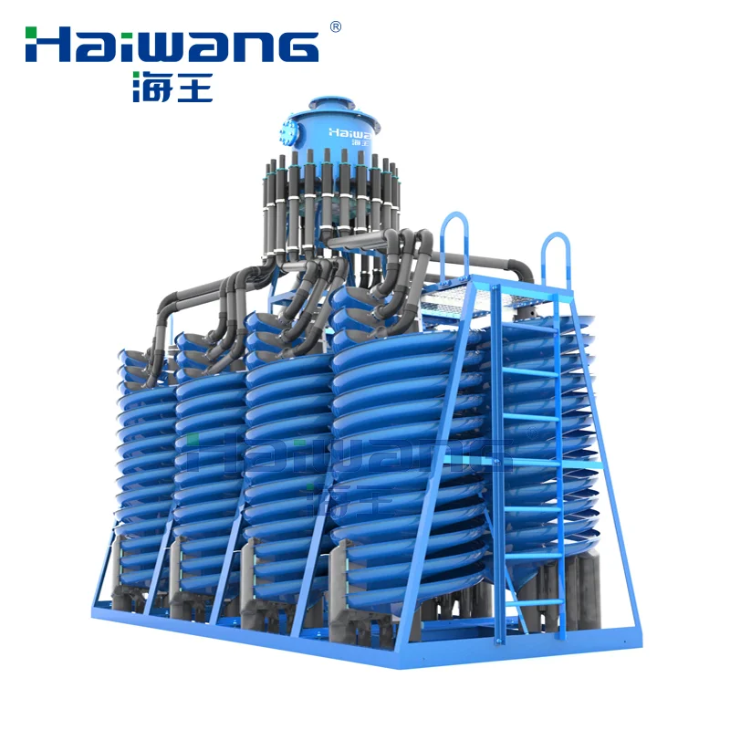 Haiwang Chrome Wash Plant Chromite Ore Separation Concentrator Sprial Separator Gravity Spiral Chute