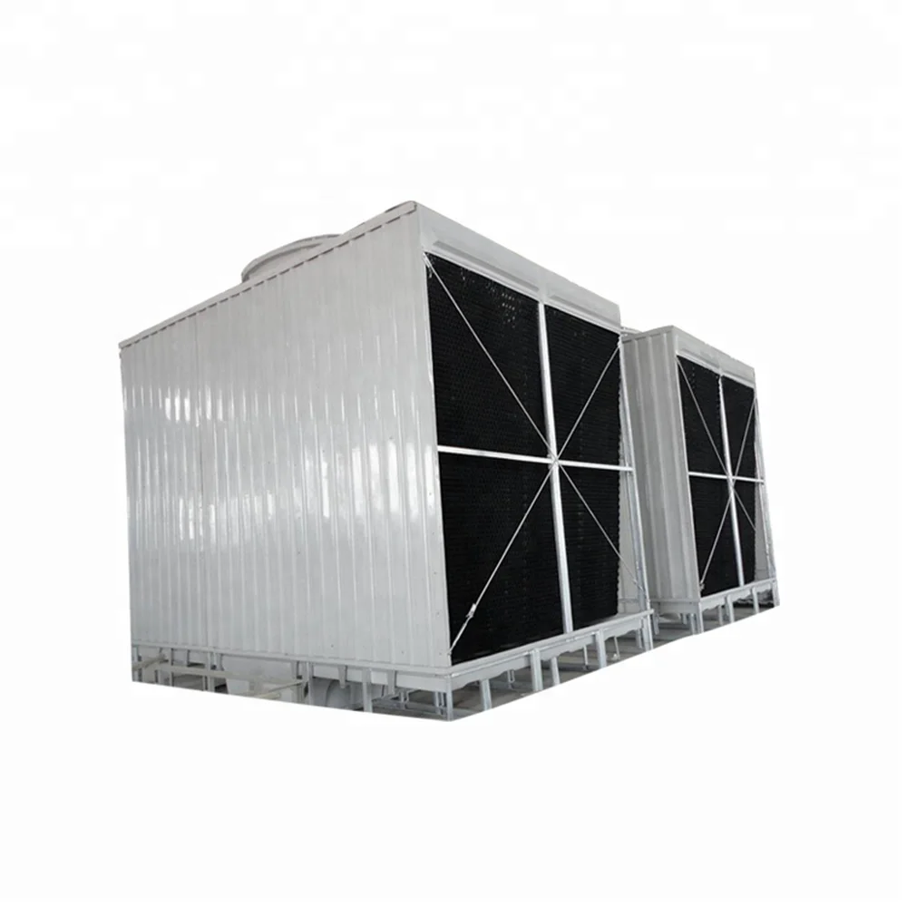 Big Cooling Capacity Cross Flow GRP Square  Water Cooling Tower for Power Plant Industry