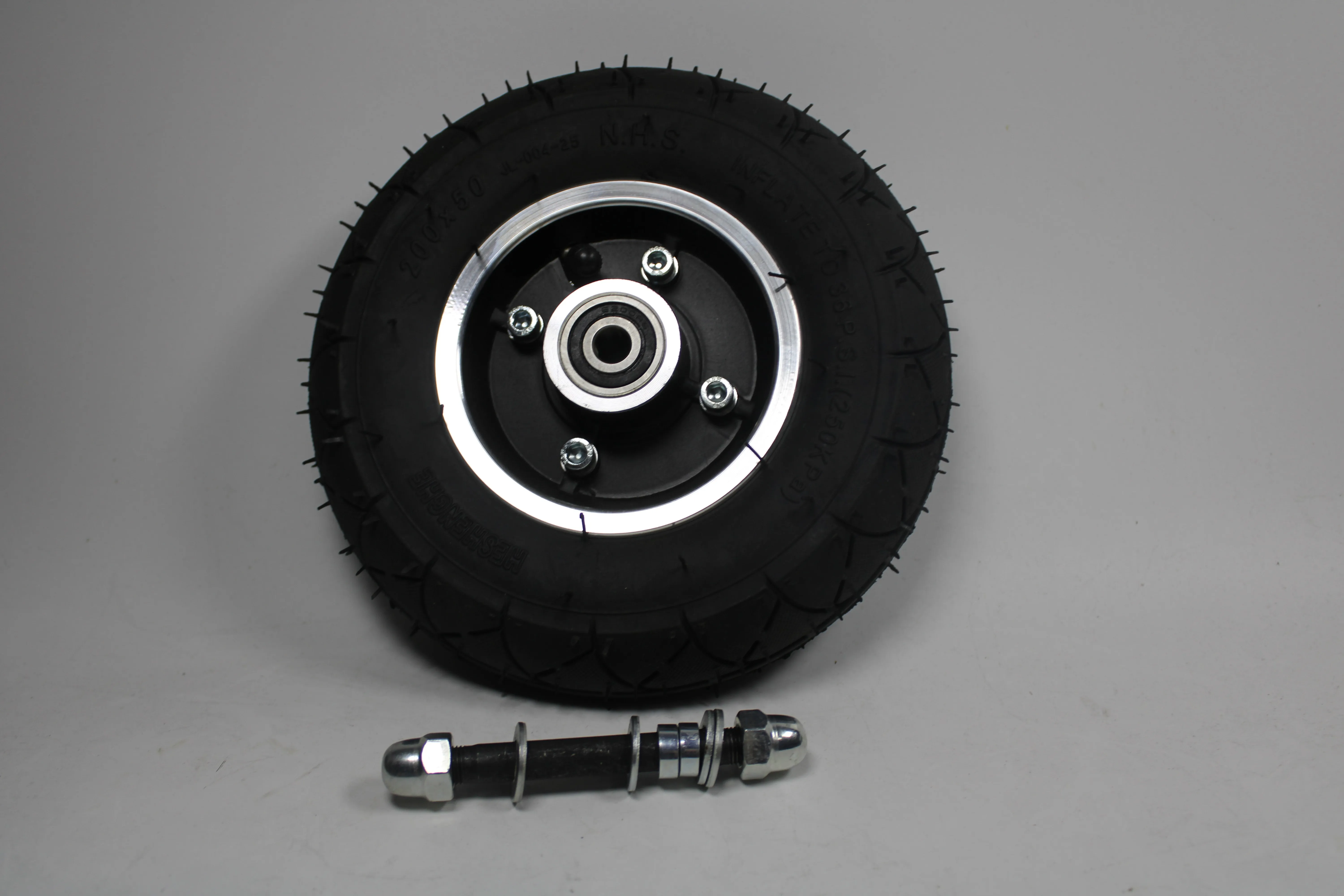 8 Inch 200x50 Pneumatic Wheels for Mini Electric Scooter Front Wheel Road Tire Replacement Parts