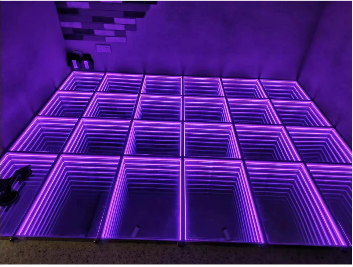 Abyss lamp Abyss mirror dance floor luminous floor lamp dance luminous brick