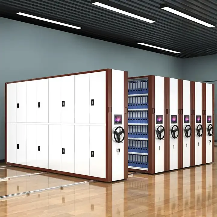 High Density Mobile Shelving Price Mobile Retail Shelving for Warehouse Intelligent Mobile Shelving System