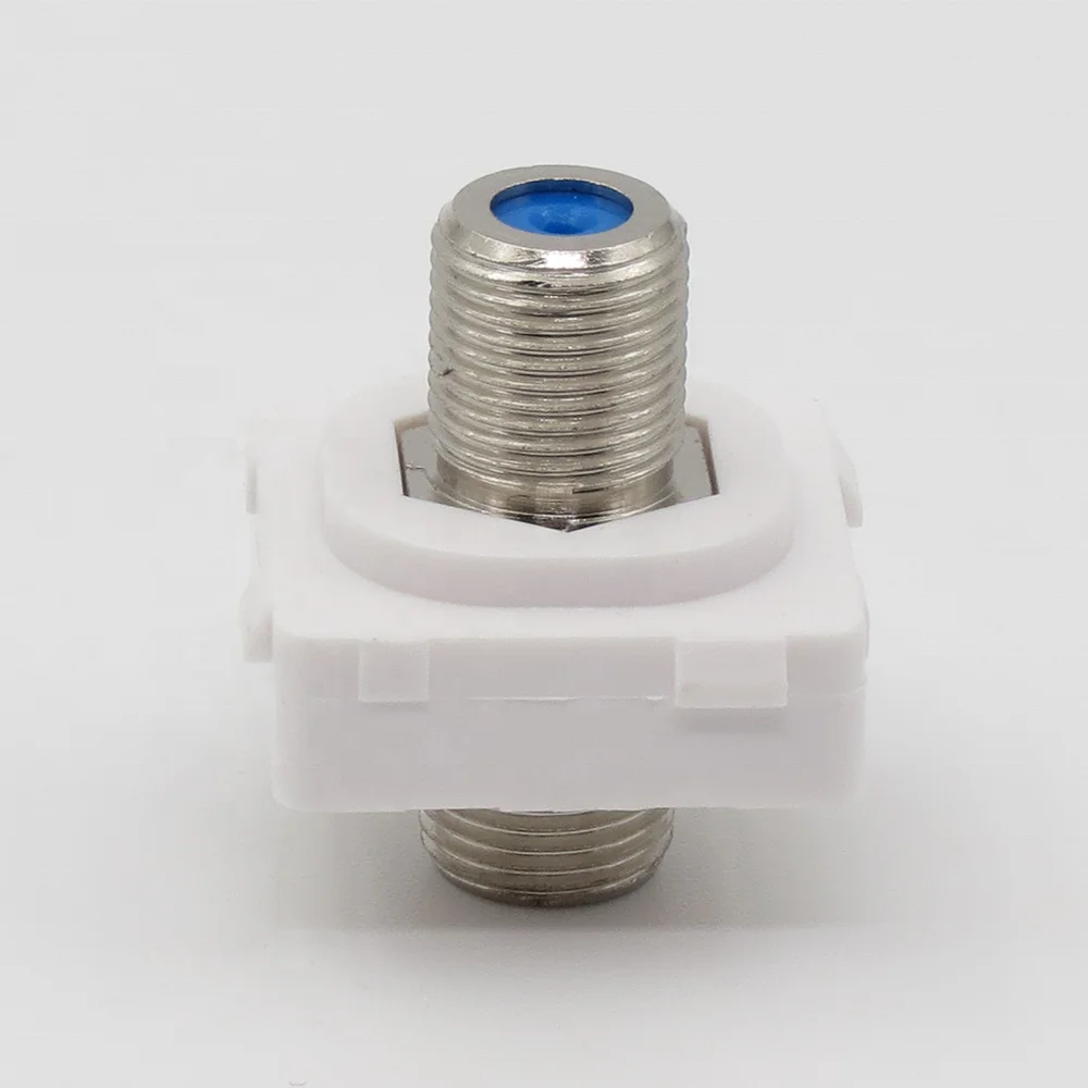 F type coaxial connector for tv antenna audio jack