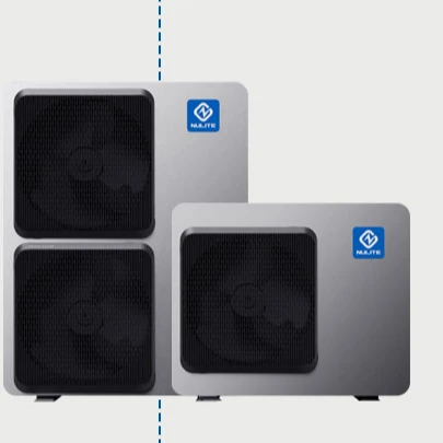 NULITE 10KW 16KW 21KW 23KW DC Inverter Heatpump Air to Water Warmepumpe monoblock Inverter Air Source Heat Pump