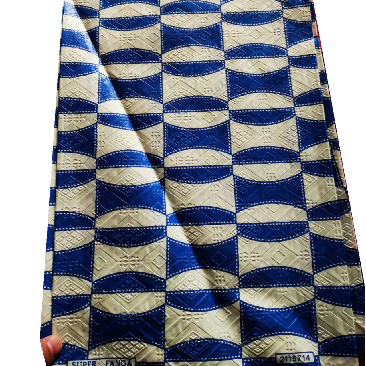 New Model African Wax Printed Fabric 100% Polyester Print Veritable Real Wax Fabric