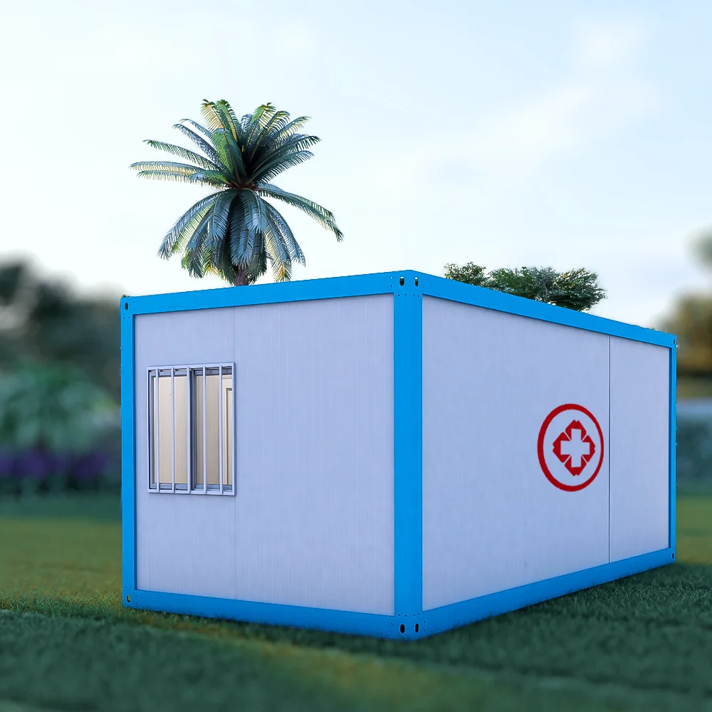 Hot Selling Prefab House Portable Flat Pack Temporary Hospital Cabin Prefabricated modular Isolation Ward