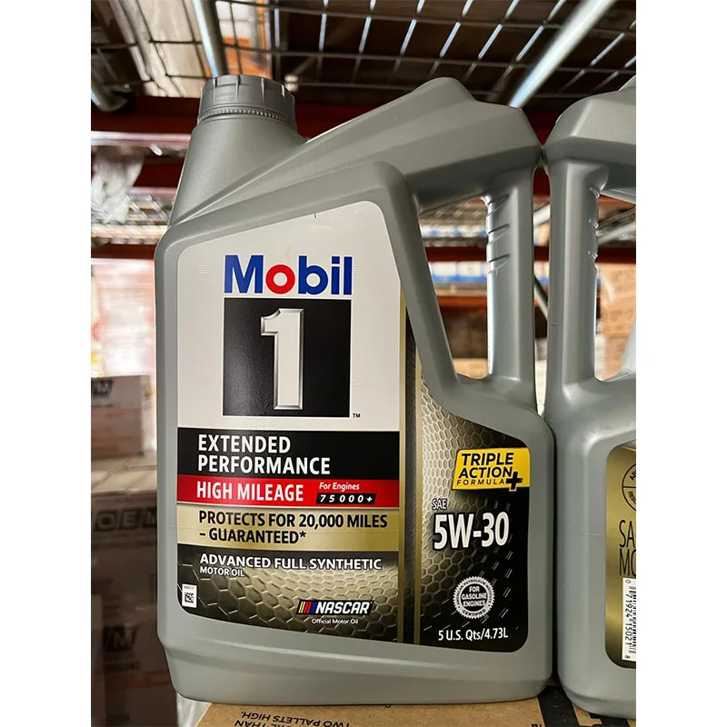 Mobil 1 EP HM 5W-30 Extended Performance High Mileage 5W30 Full Synthetic Motor Oil