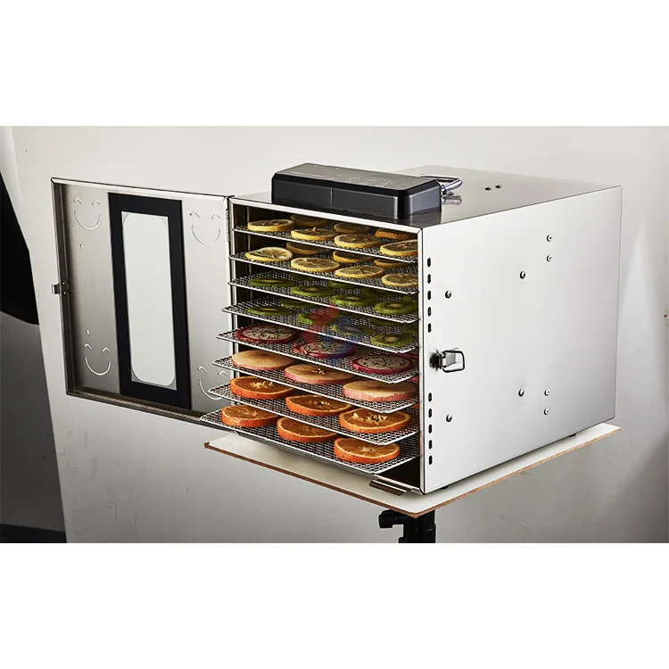 Electric vacuum fruit and vegetables dryer dehydrating drying machine