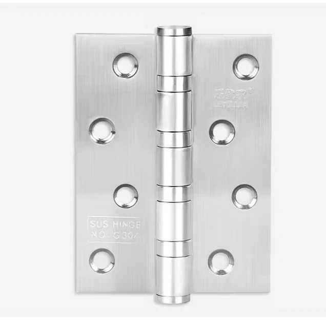 High Quality Durable Ball Bearing Hinges Stainless Steel 304 201 Butt Hinge Wooden Door Smooth Hinges