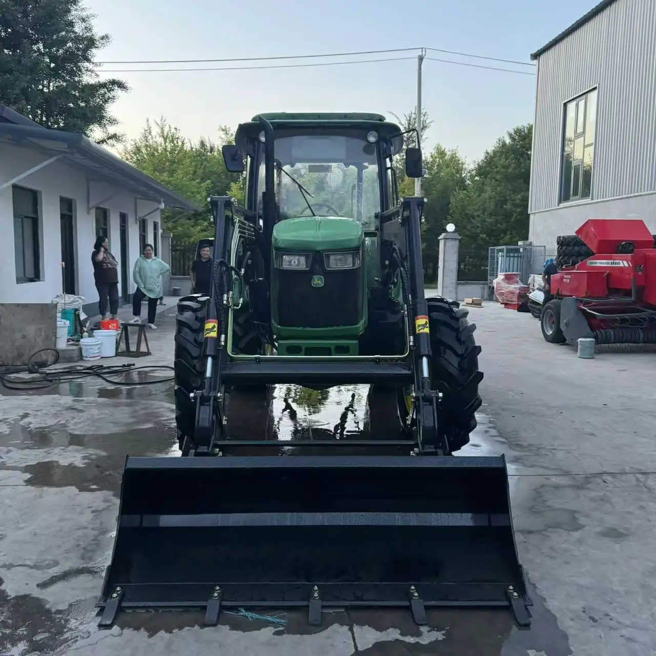 Used Agricultural John a Deer 5E-1104 Tractor 120hp 140hp John Used .A dere Used Tractor Farming Tractor with front loader