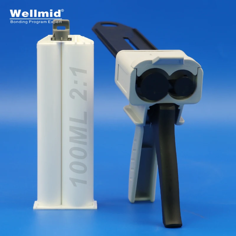 100ml 2/1 Epoxy Adhesives Dispensing Gun 2K Kit Portable Double Tube Mixing Dispenser Loctite ARALDITE 3M Cartridges AB Glue Gun