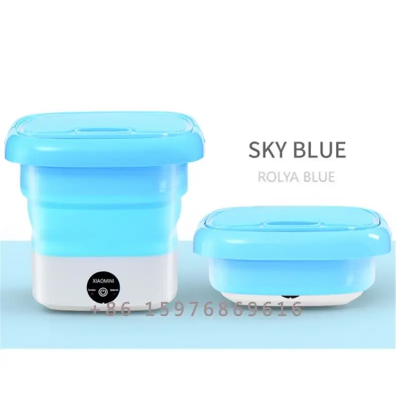 Wholesale cheap electric mini portable foldable collapsible socks small washing machine