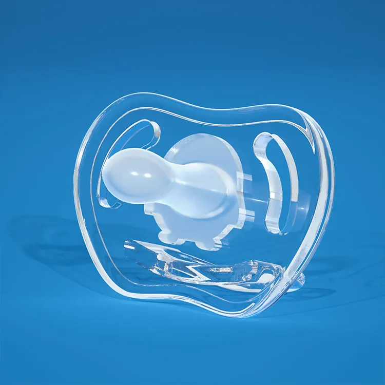 Newly Released penguin Silicone Baby Pacifier Latex-Free Material for 0-12 Months and 2-4 Years