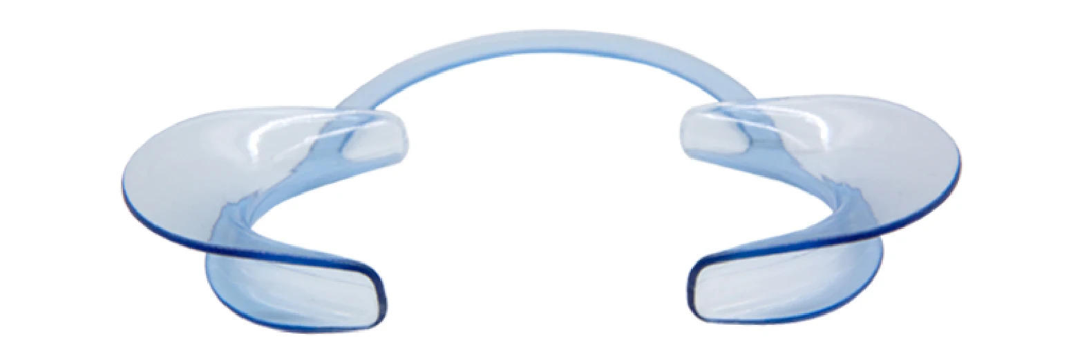 Plastic C Shape Dental Mouth Opener  with Handle  Professional Used Widely Among Clinic And Hospital