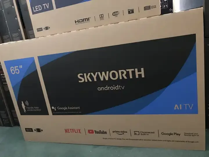 32 43 50 55 65 75 86 100 inch Skyworth 4K 8K LED Smart televisions Android TV