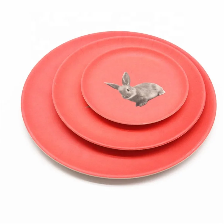 Disposable Party One Time Use Dishes Plastic Blister Dinner entree Plates and dishes for picnic Customize Pattern Food