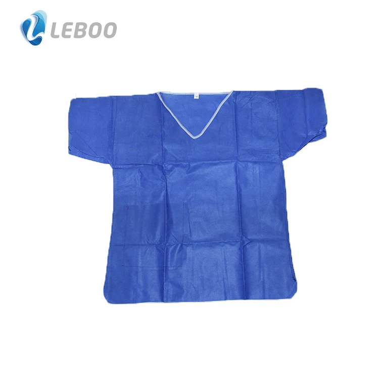 Leboo CE ISO одноразовая Униформа hosiptal, одноразовый медицинский костюм-скраб, больница для медсестры или врача