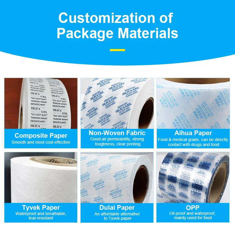 Absorb King Calcium Chloride 10g Desiccant Pack Bags for Sea Shipping Cargo Dry desiccant