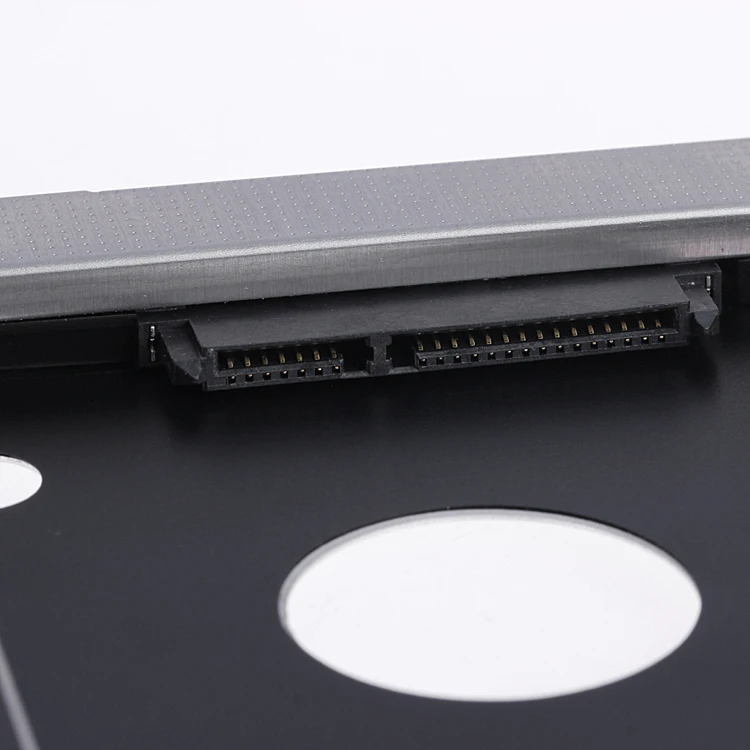 High quality Aluminum 9.5mm/12.7mm laptop caddy hdd caddy with a cooling fan for laptop